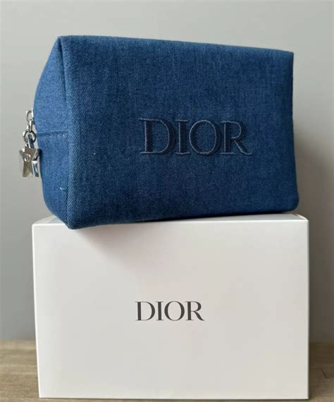 dior make up generic pouch|dior denim pouch.